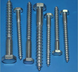 國標六角木螺絲加工廠 德祥金屬制品 藍白鋅六角木螺絲生產廠家